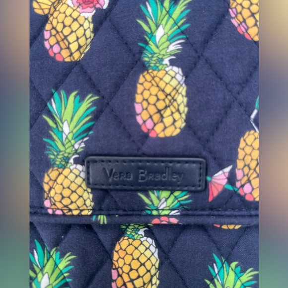 Vera Bradley Party Pineapples Mini Hipster Crossbody Bag and Change Purse - Picture 3 of 11
